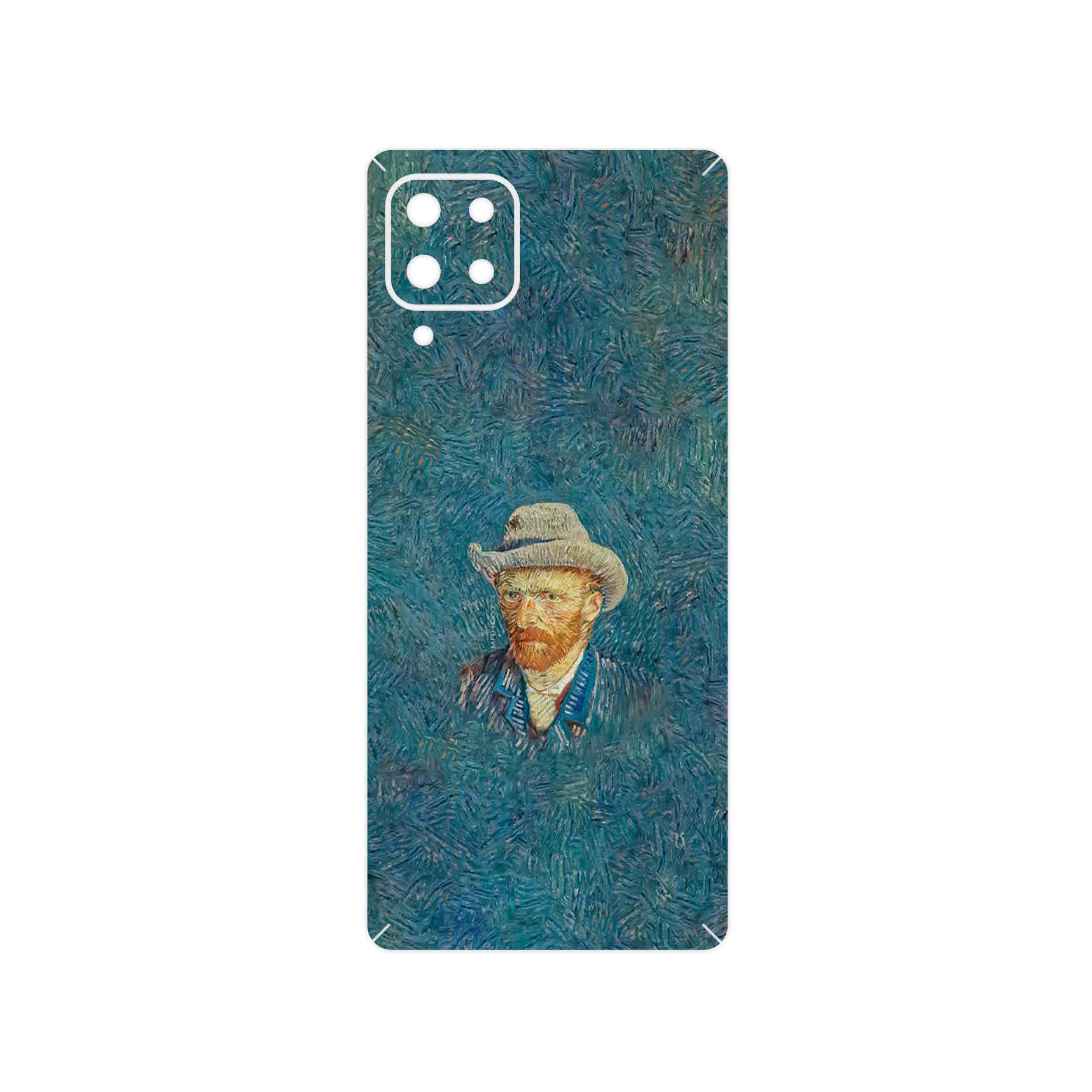 برچسب پوششی ماهوت مدل Self portrait with a gray felt hat مناسب برای گوشی موبایل سامسونگ Galaxy A32 5G