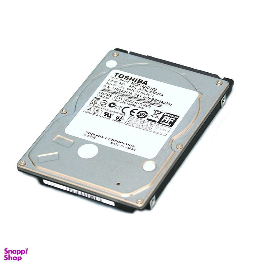 هارد دیسک اینترنال لپ تاپ توشیبا مدل MQ01ABD100