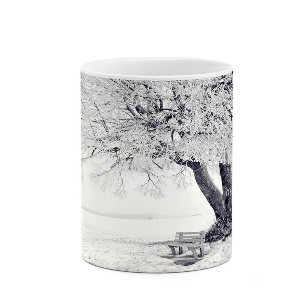 ماگ کاکتی طرح منظره برفی مدل mgs14887