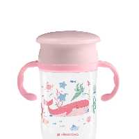 لیوان آبمیوه خوری 360درجه دسته دار 300میل کیکابو Kikkaboo
