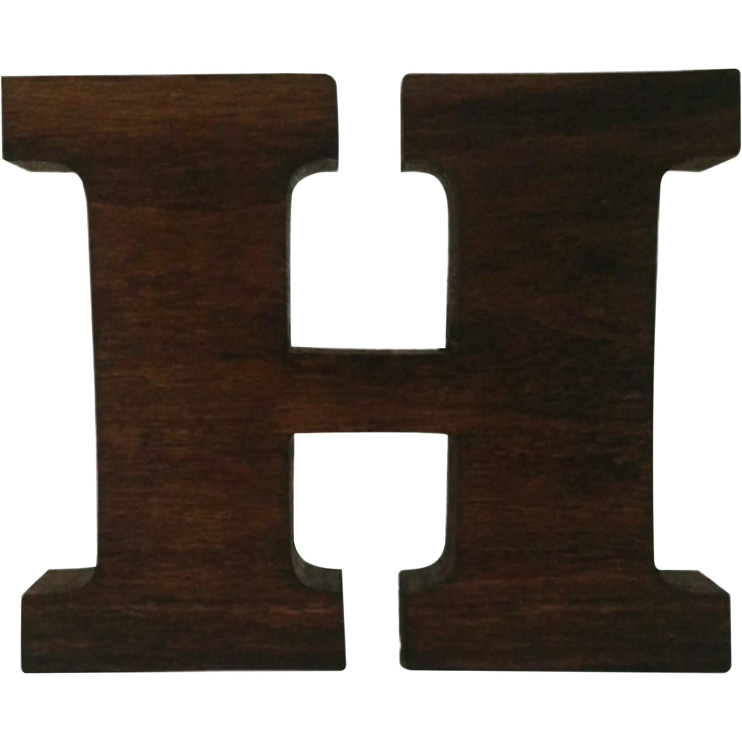 دکوری مدل حرف H چوبی