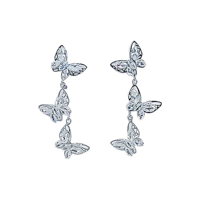 گوشواره طرح پروانه کد 5007