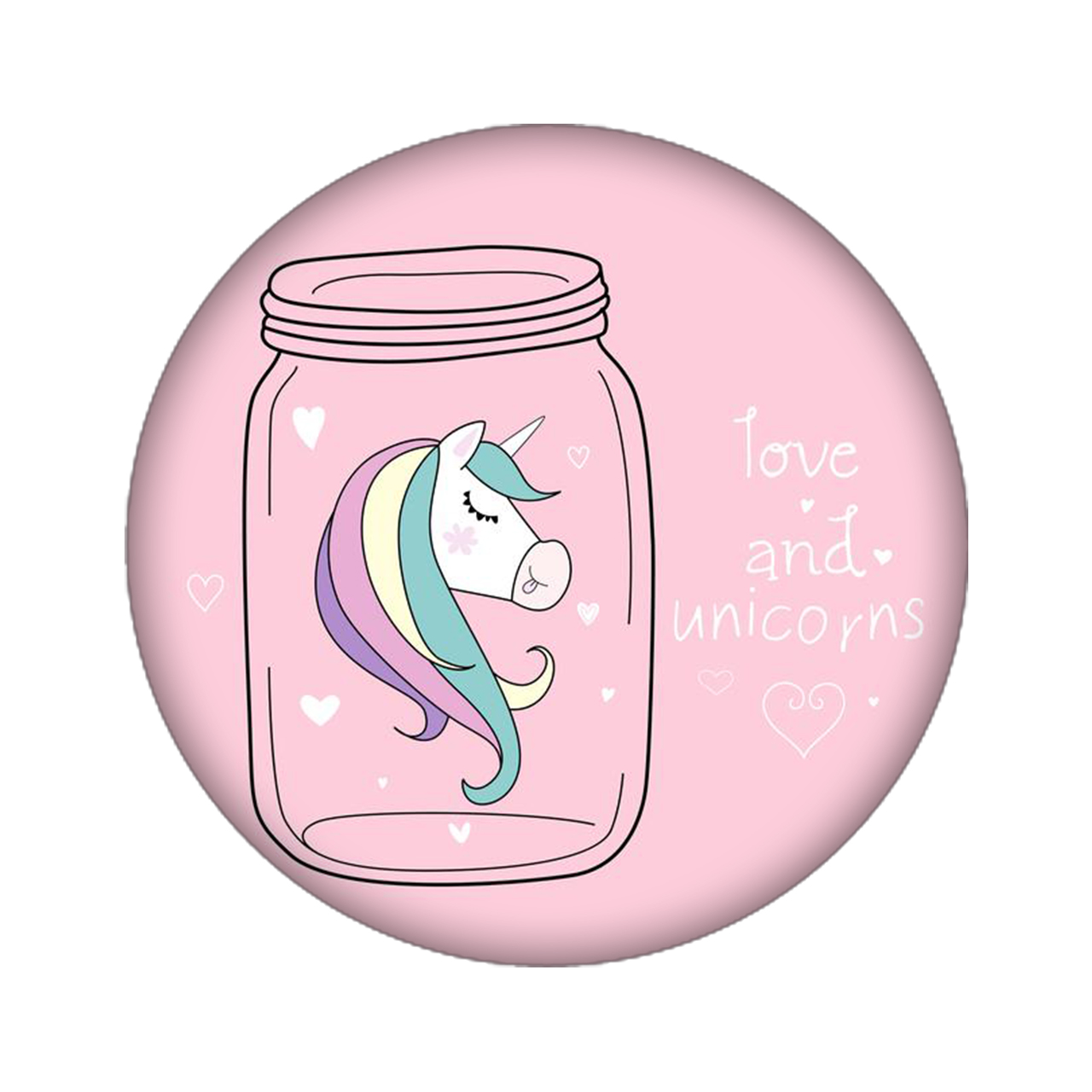 استیکر تزئینی موبایل و تبلت مدل یونیکورن کد 2874