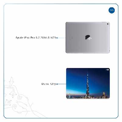 برچسب پوششی ماهوت مدل Dubai City مناسب برای تبلت اپل iPad Pro 9.7 2016 A1673