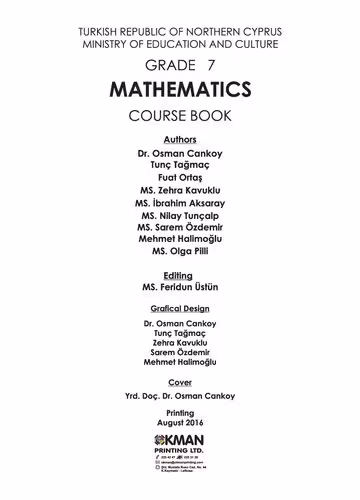 خرید و دانلود نسخه کامل کتاب Mathematics. Grade 7. Course Book
