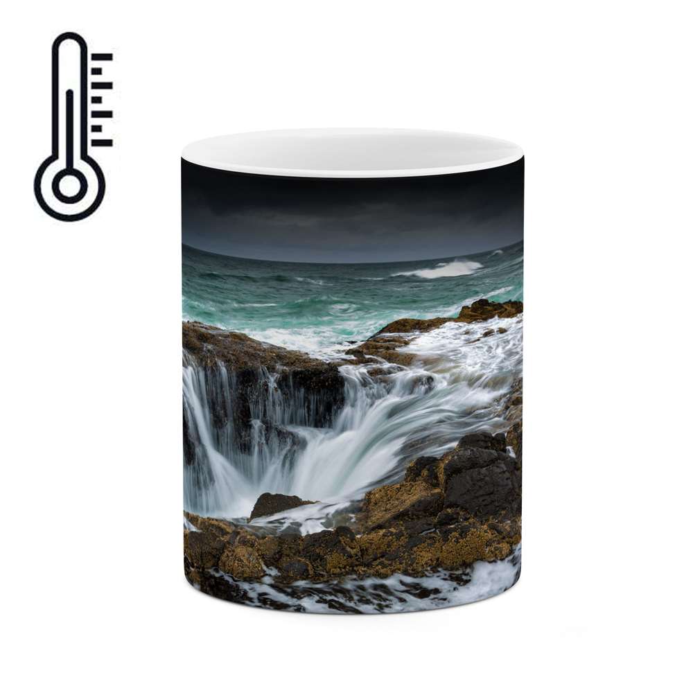 ماگ حرارتی طرح منظره رویایی و زیبا  مدل mgph14666