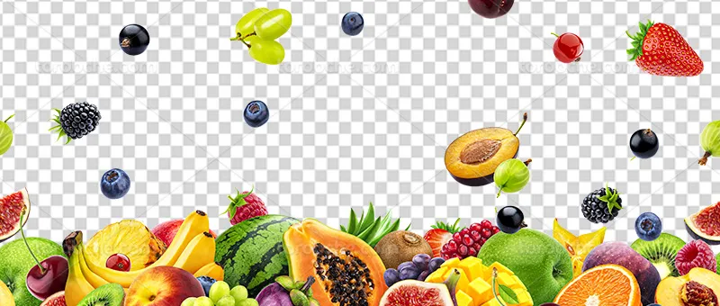 عکس میوه های تازه PNG | گرافیک با طعم تربچه