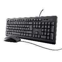 ارسال فوری   گارانتی اصلی   کیبورد و ماوس تراست مدل TKM 250 Wired Keyboard & Mouse