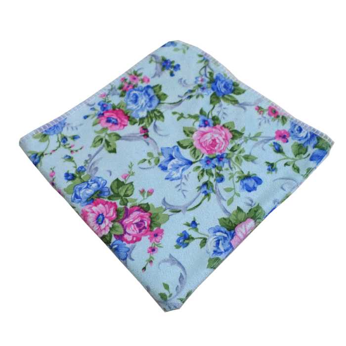 دستمال نظافت  مدل حوله ای گلدار کد 2010