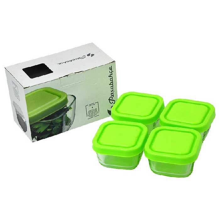 ظرف نگهدارنده پاشاباغچه مدل snow بسته ۴ عددی