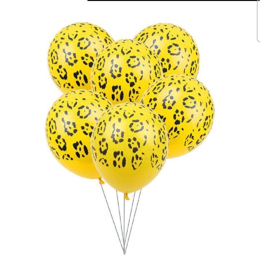 بادکنک پوست حیوانات ببر - بادکنک ببر - بادکنک لاتکس حیوانات 12 اینچ سایز معمولی بادکنک