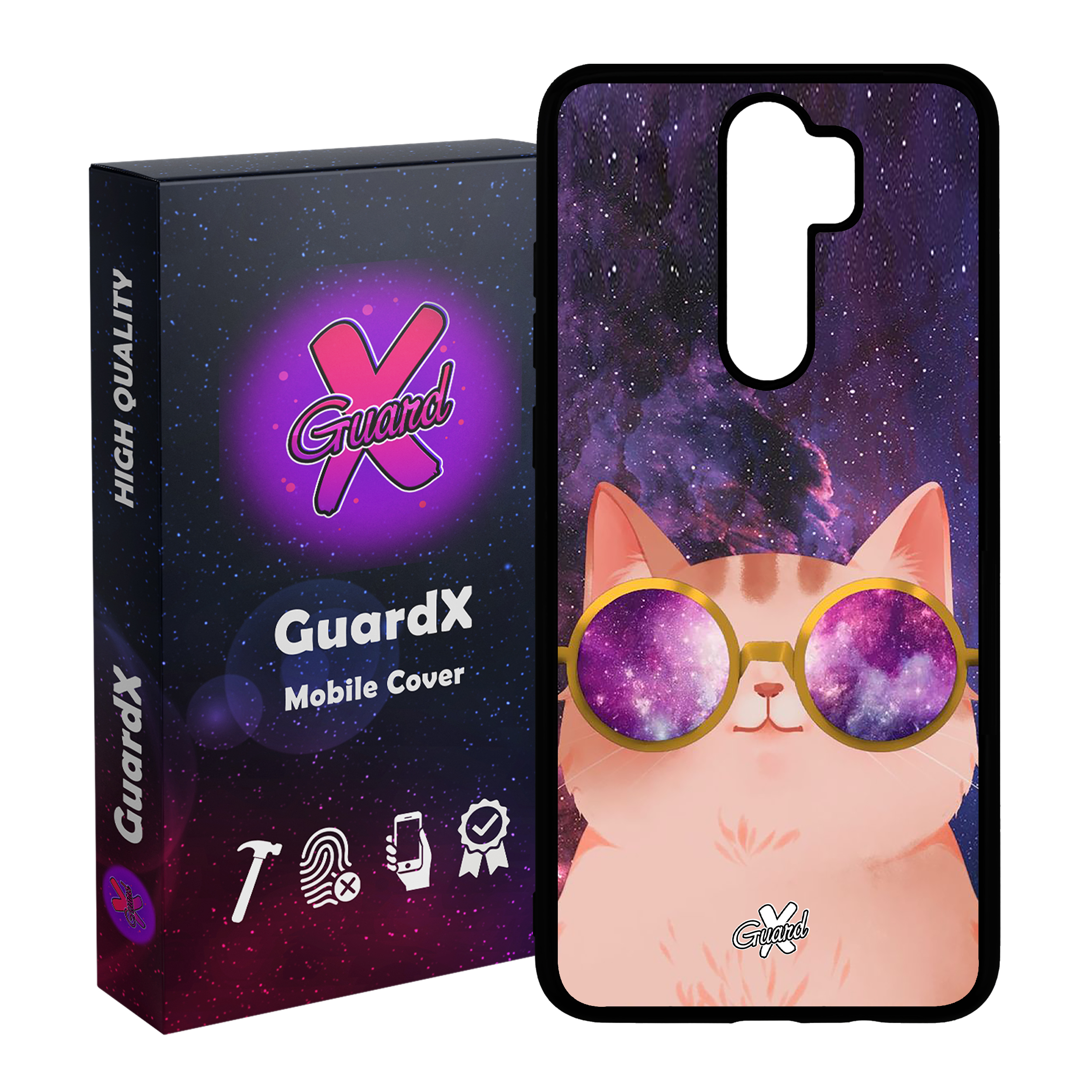 کاور گارد ایکس طرح Cat مدل Glass10078 مناسب برای گوشی موبایل شیائومی Redmi 9 / 9 Prime