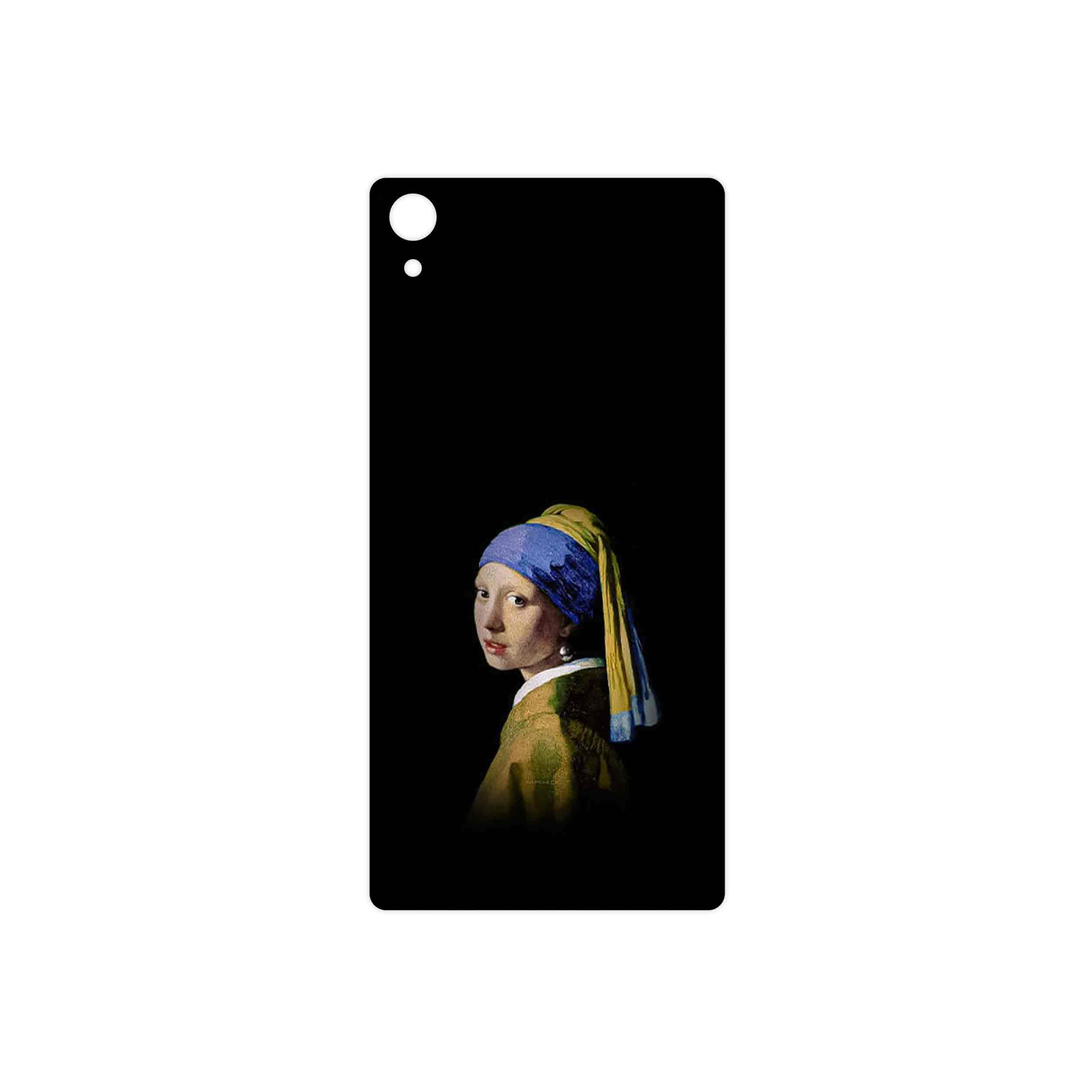 برچسب پوششی ماهوت مدل Girl with a Pearl Earring of Vermeer مناسب برای گوشی موبایل سونی Xperia Z2
