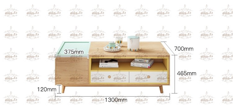 ميز جلومبلی دکورآرای مدل DAJM11