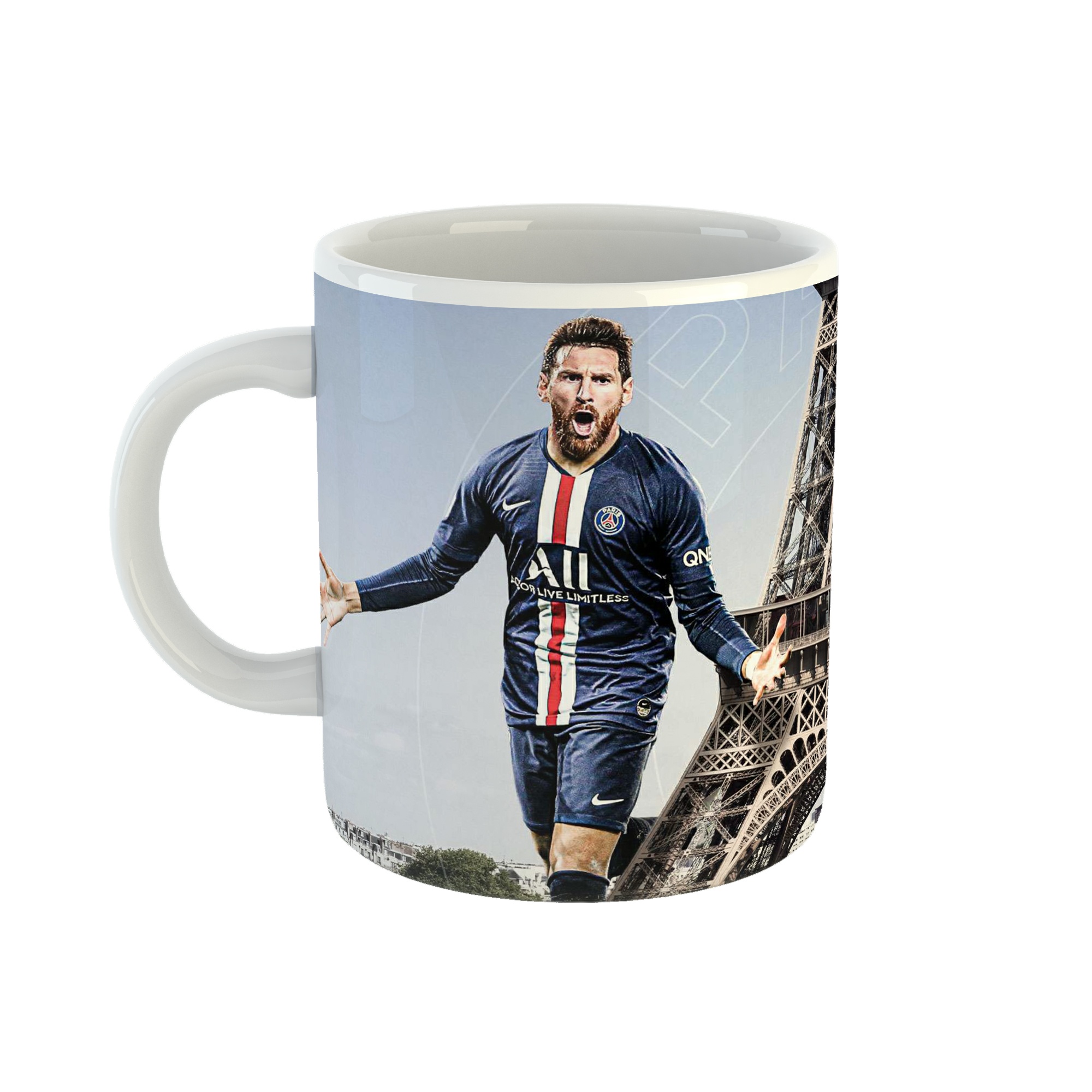 ماگ مدل مسی طرح پاریس سنت ژرمن کد 02