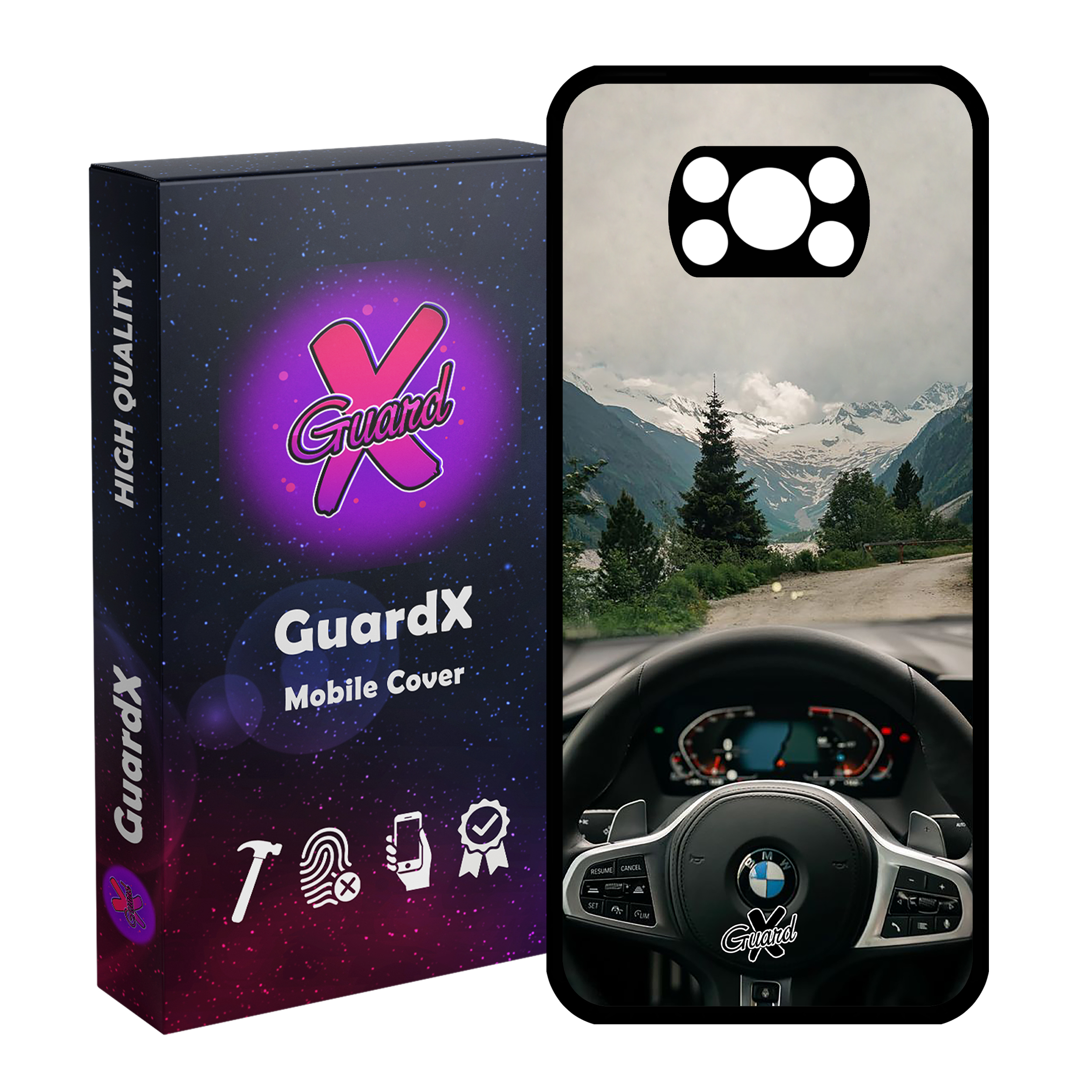 کاور گارد ایکس طرح BMW مدل Glass10346 مناسب برای گوشی موبایل شیائومی Poco X3 Pro