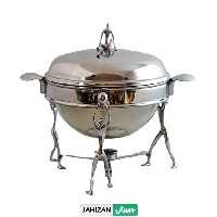 سوفله خوری استیل طرح آدمک سایز گرد متوسط کد 3003