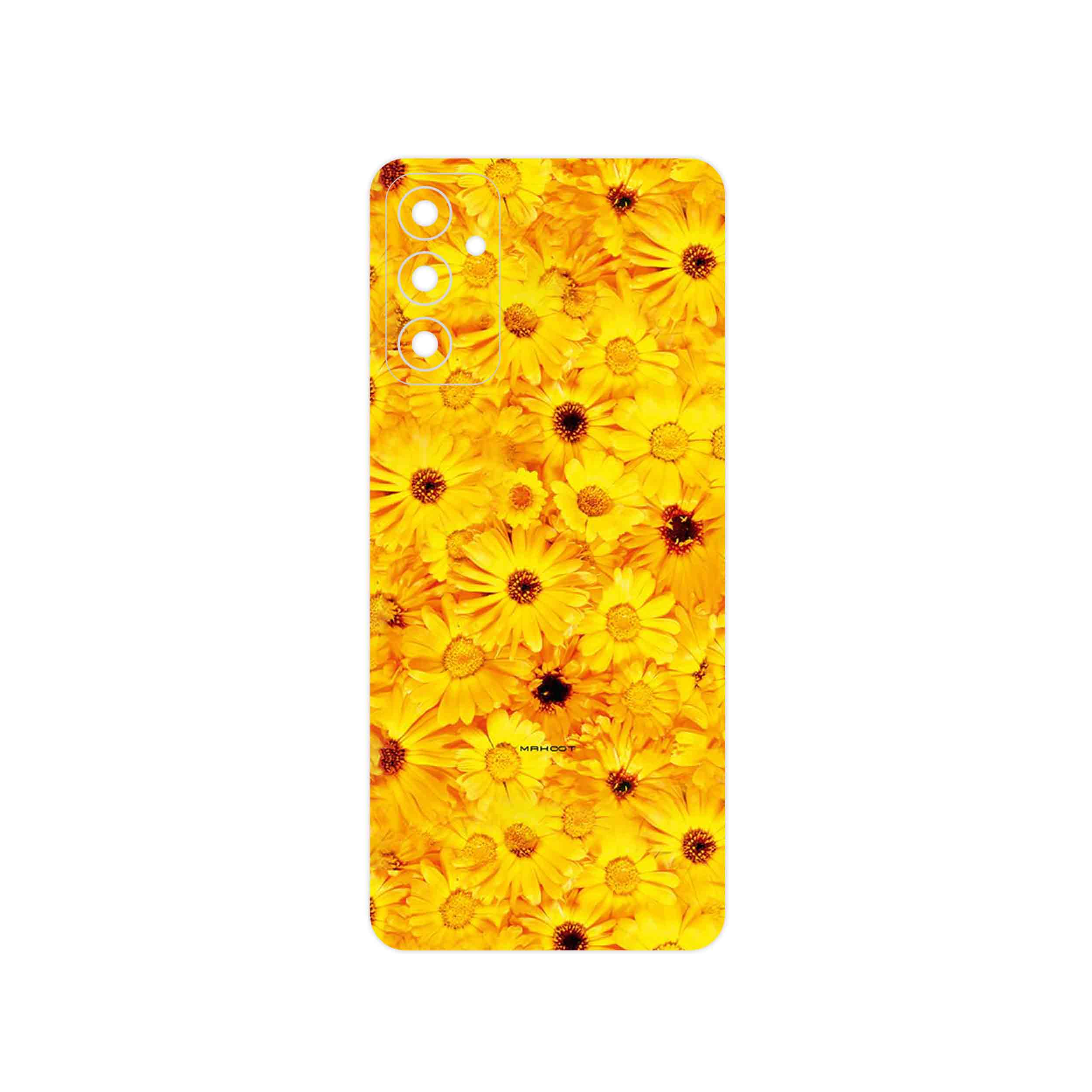 برچسب پوششی ماهوت مدل Yellow_Flower مناسب برای گوشی موبایل سامسونگ Galaxy F13