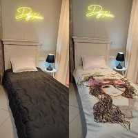 لحاف یک نفره طرح لیدی و ساده