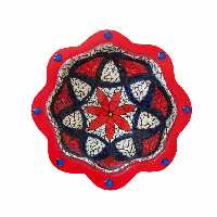 ظرف ماهی سفالی مدل یلدا