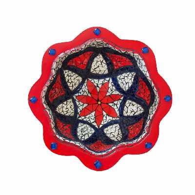 ظرف ماهی سفالی مدل یلدا