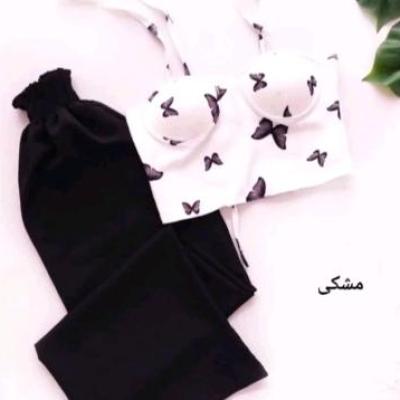 ست کراپ و شلوار