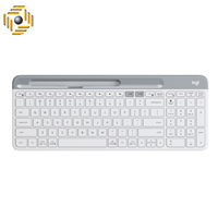کیبورد لاجیتک K580 SLIM White Wireless/Bluetooth