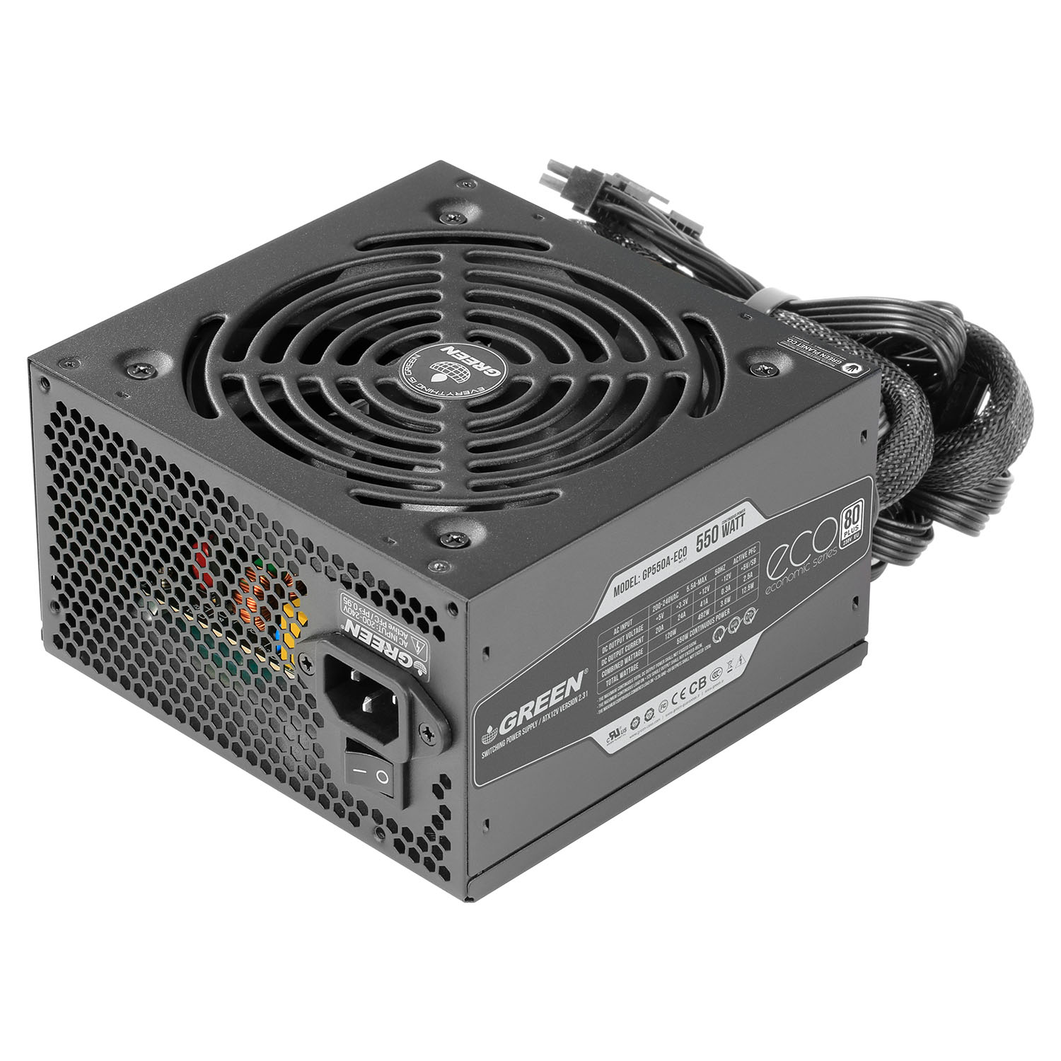 پاور کامپیوتر گرین مدل GP550A-ECO