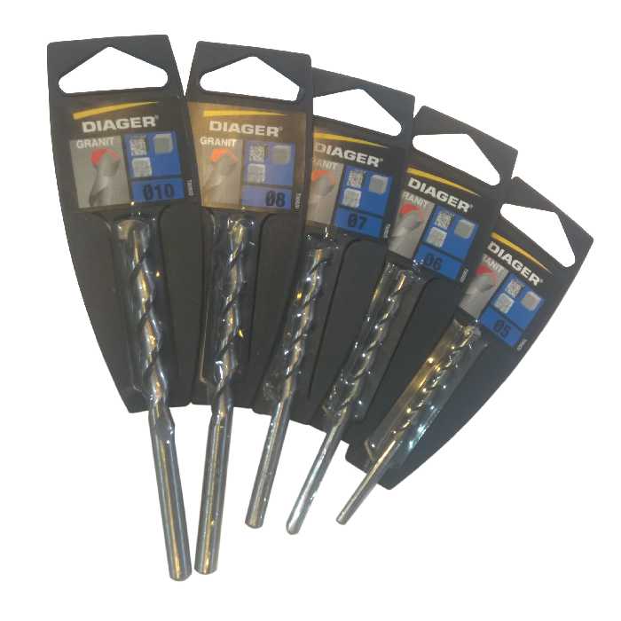 مجموعه 5 عددی مته گرانیت دیاجر مدل 208D0510