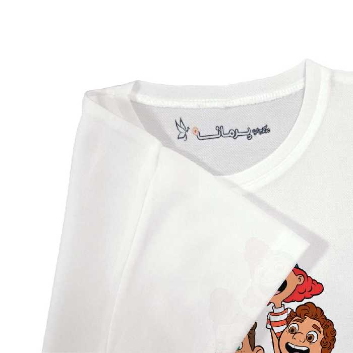 تی شرت بچگانه پرمانه طرح luca کد pmt.2536