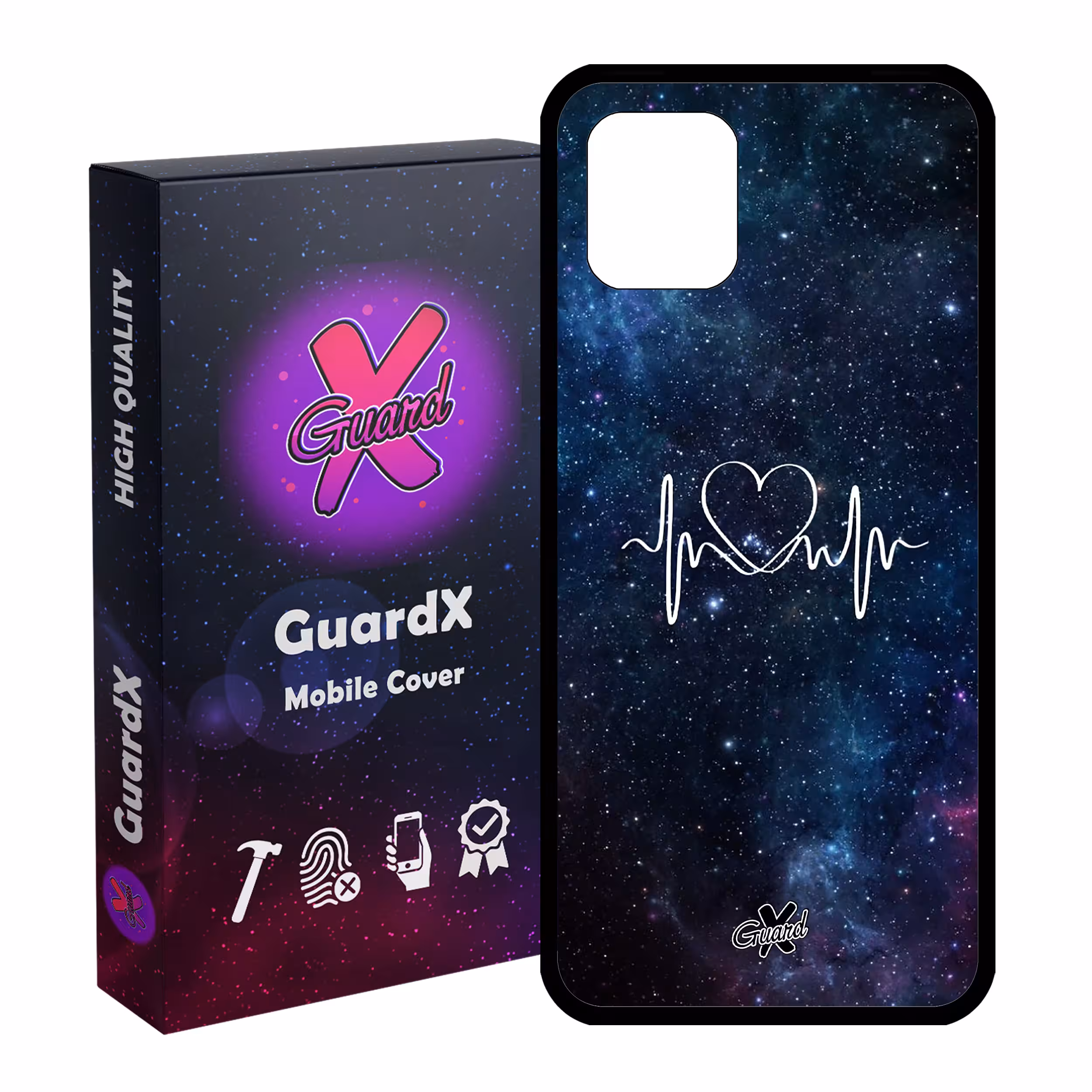 کاور گارد ایکس طرح Love مدل Glass10114 مناسب برای گوشی موبایل سامسونگ Galaxy Note 10 Lite