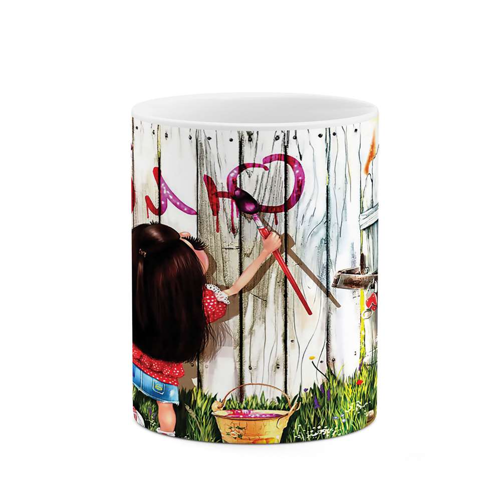 ماگ طرح دختر فانتزی مدل mgs05993