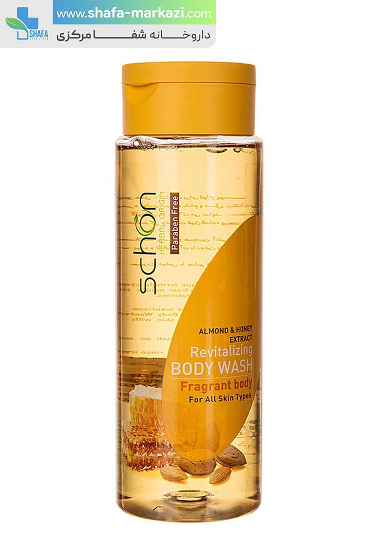 شامپو بدن بادام عسل شون | Schon body wash almonds and honey