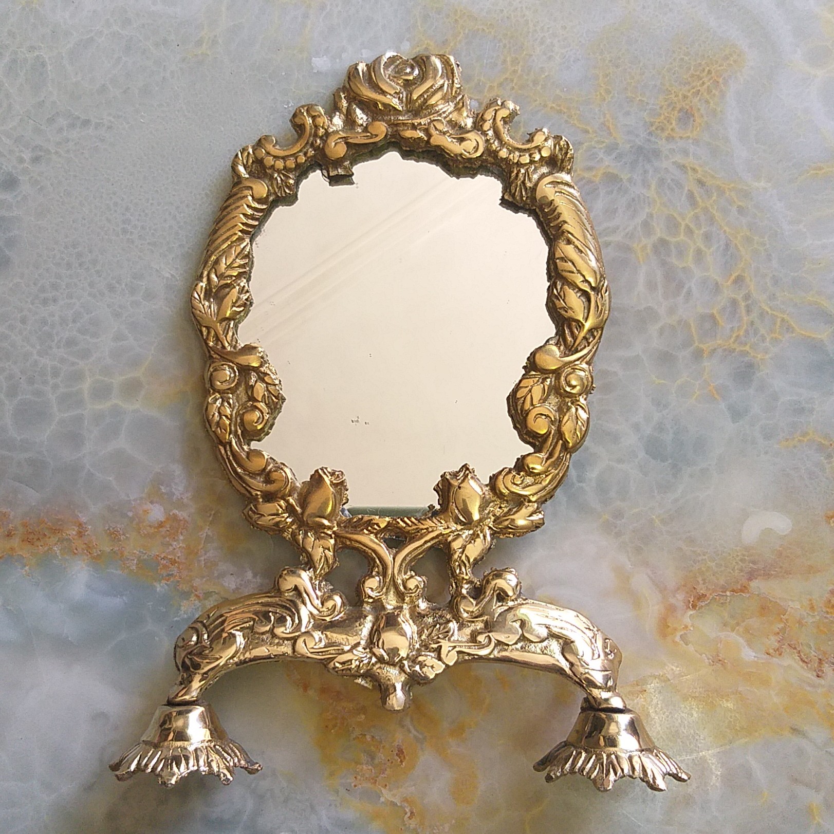 آینه سفره هفت سین برنز  کد 930