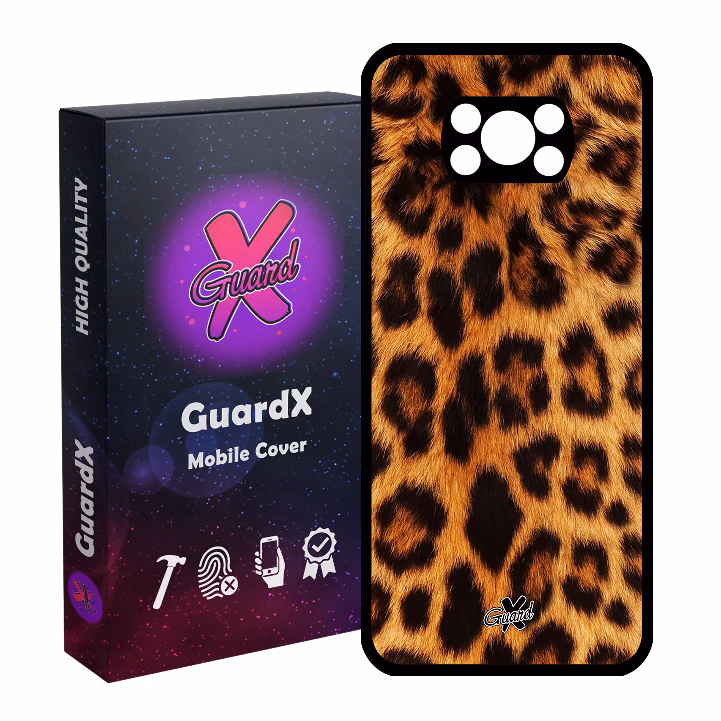 کاور گارد ایکس طرح Leopard مدل Glass10095 مناسب برای گوشی موبایل شیائومی Poco X3 Pro