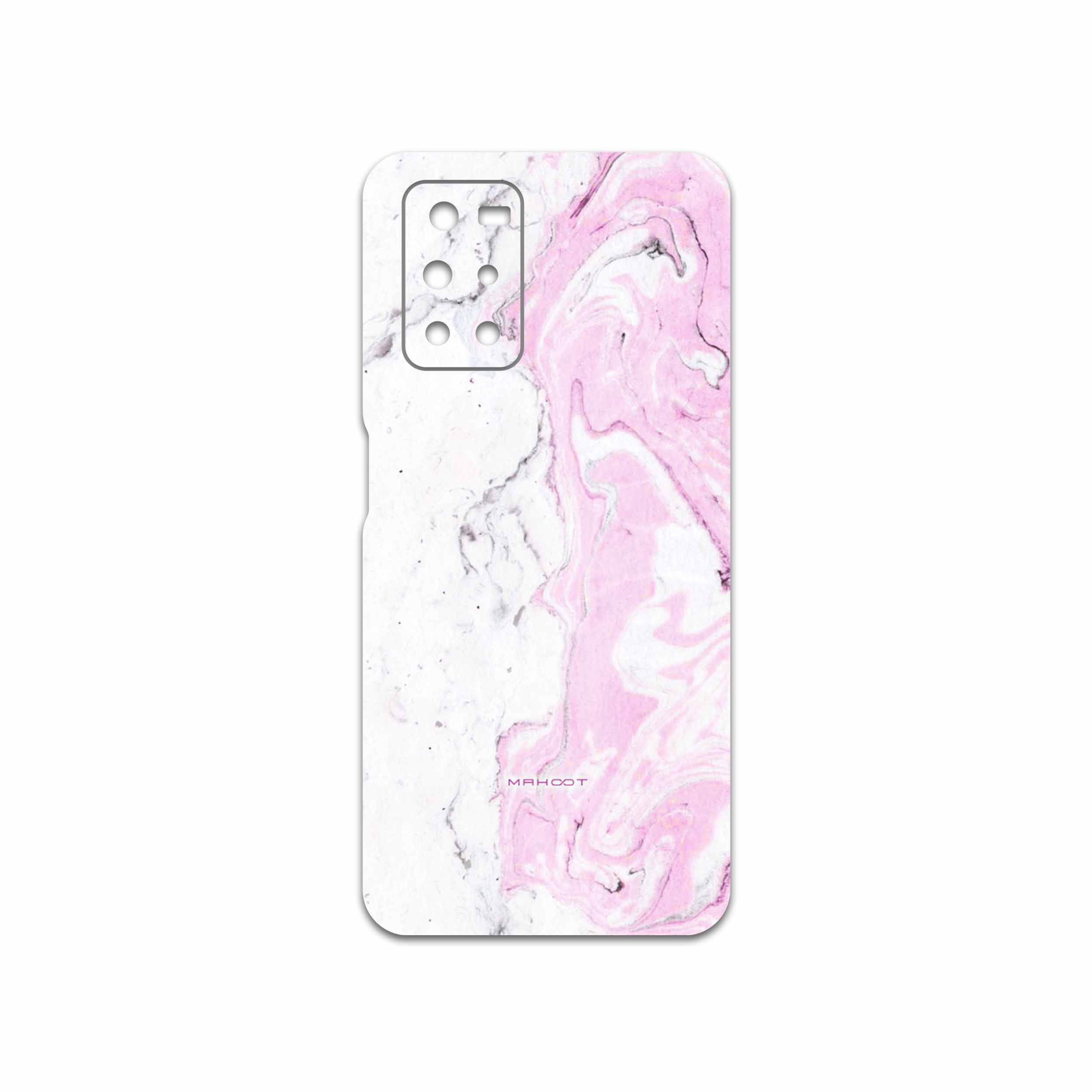 برچسب پوششی ماهوت مدل Blanco-Pink-Marble مناسب برای گوشی موبایل شیائومی Redmi Note 11 4G