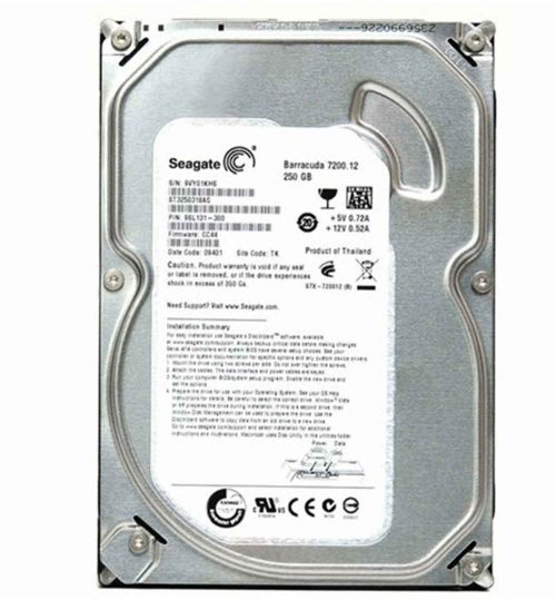 هارد اینترنال Mix Brand 250GB (استوک-کارکرد 5 الی 9 سال)