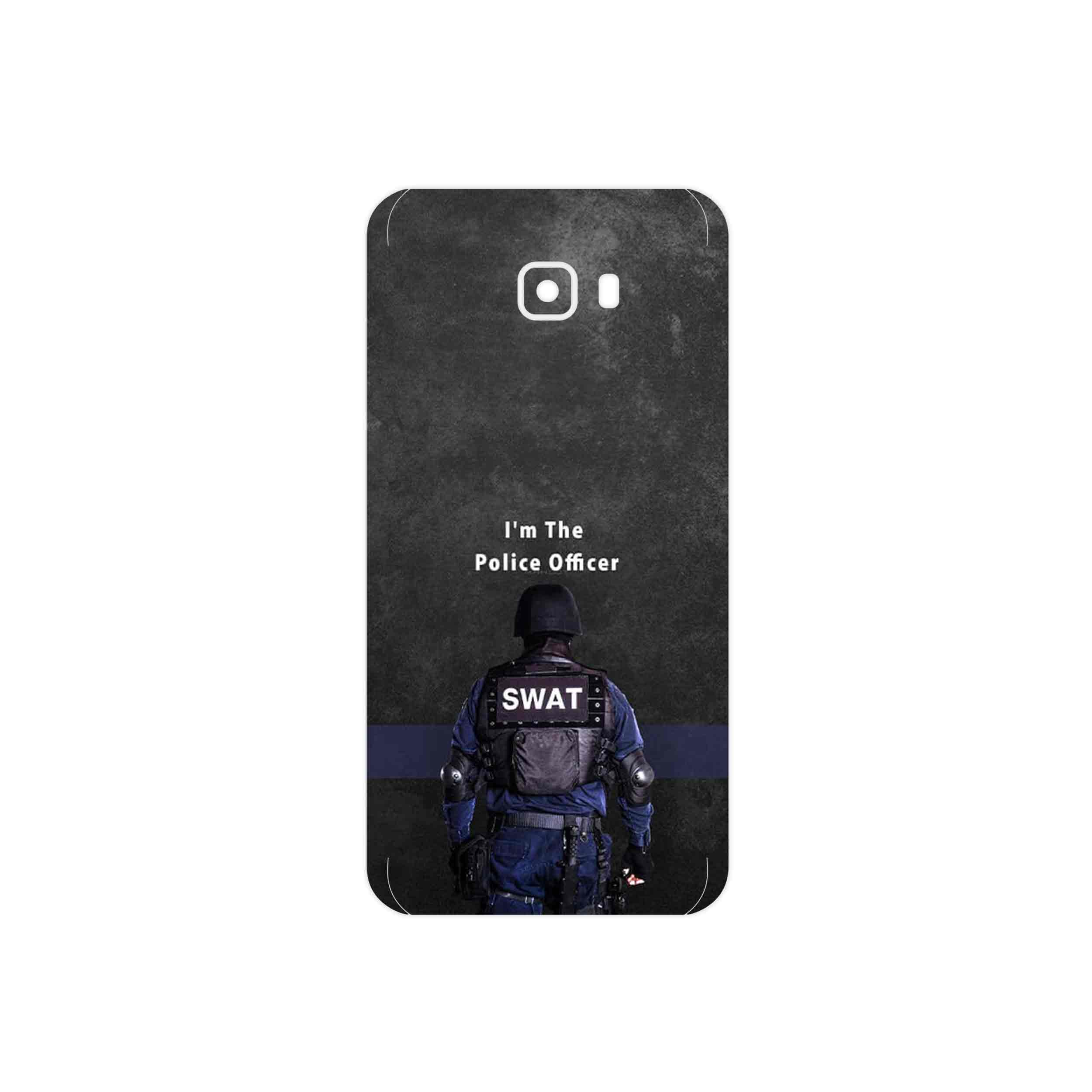 برچسب پوششی ماهوت مدل Police Officer مناسب برای گوشی موبایل سامسونگ Galaxy C7 Pro
