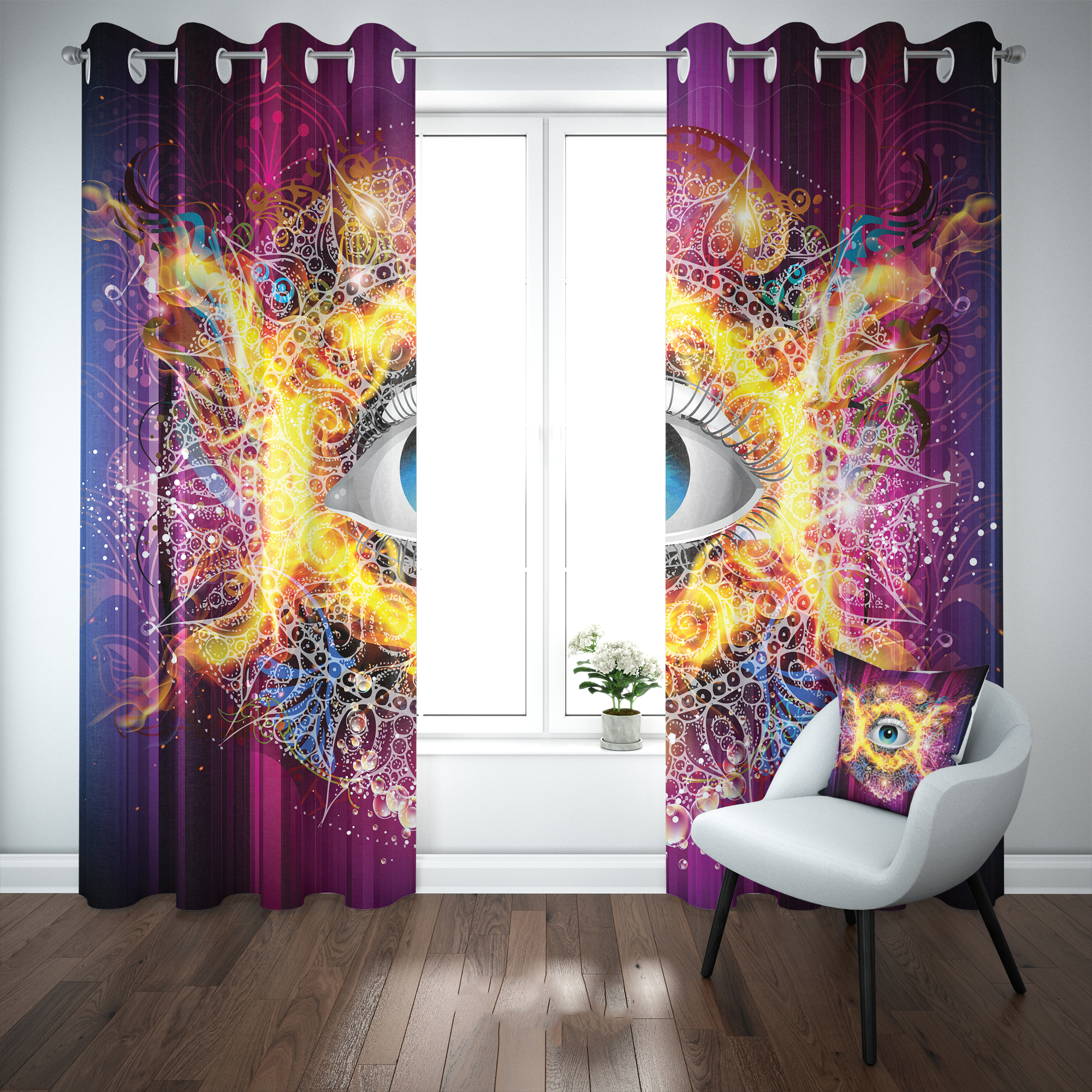 پرده مدل b20751 سایز 140×280 سانتی متر