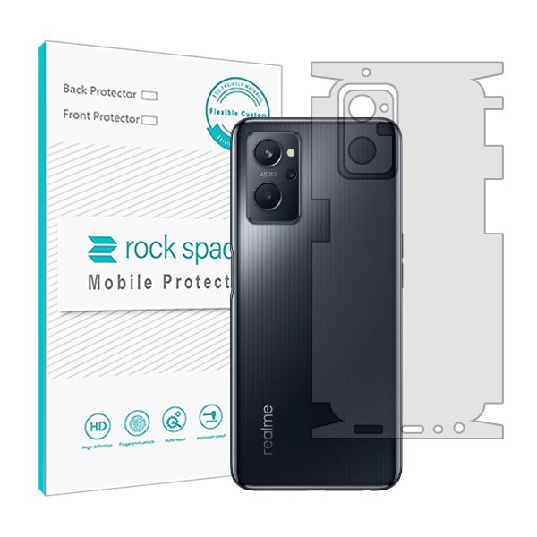 گلس محافظ پشت گوشی ریلمی 9i مدل نانو هیدروژل شفاف برند راک اسپیس کد24817M