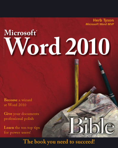 خرید و دانلود نسخه کامل کتاب Microsoft Word 2010 Bible
