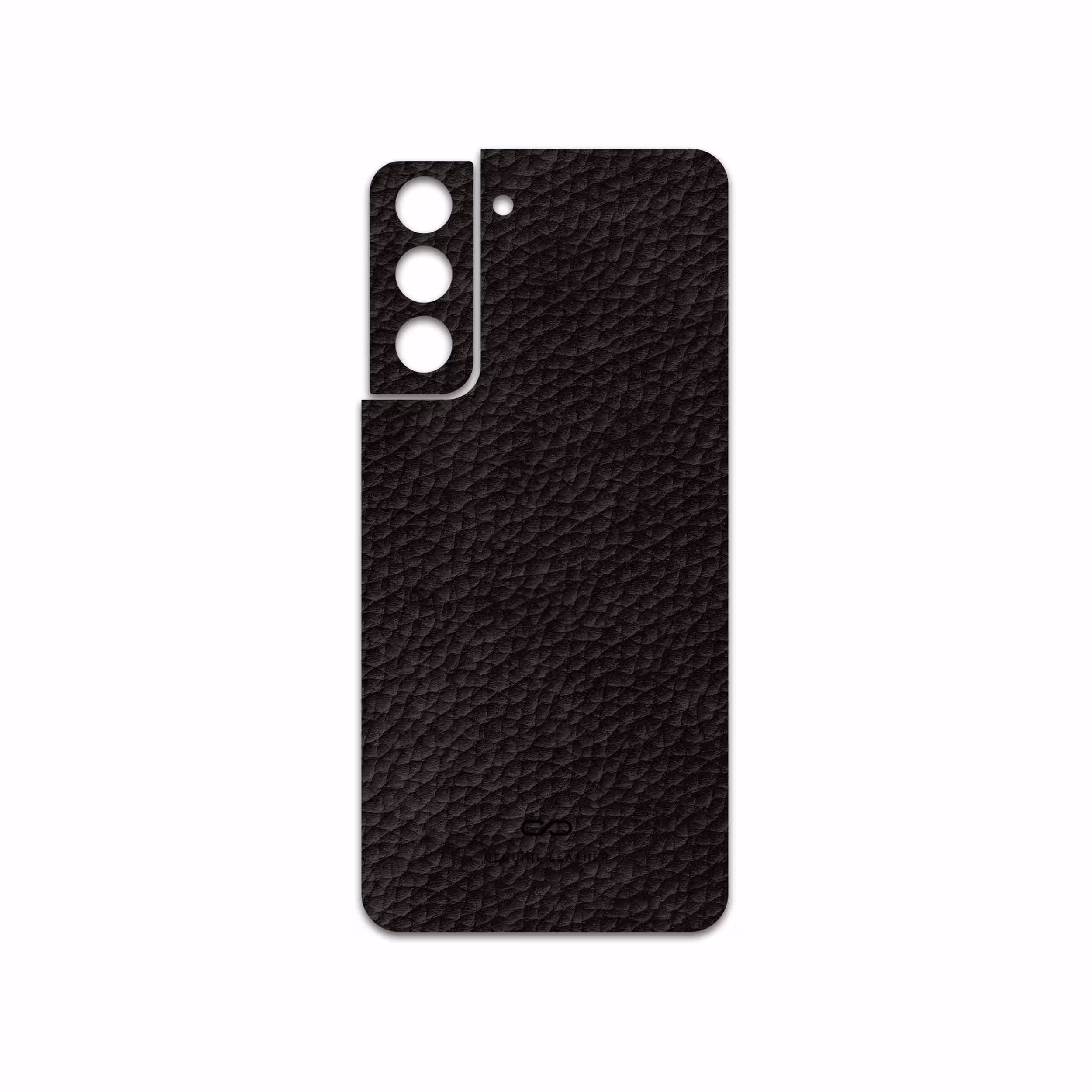 برچسب پوششی ماهوت مدل Dark-Brown-Leather مناسب برای گوشی موبایل سامسونگ Galaxy S21 FE 5G