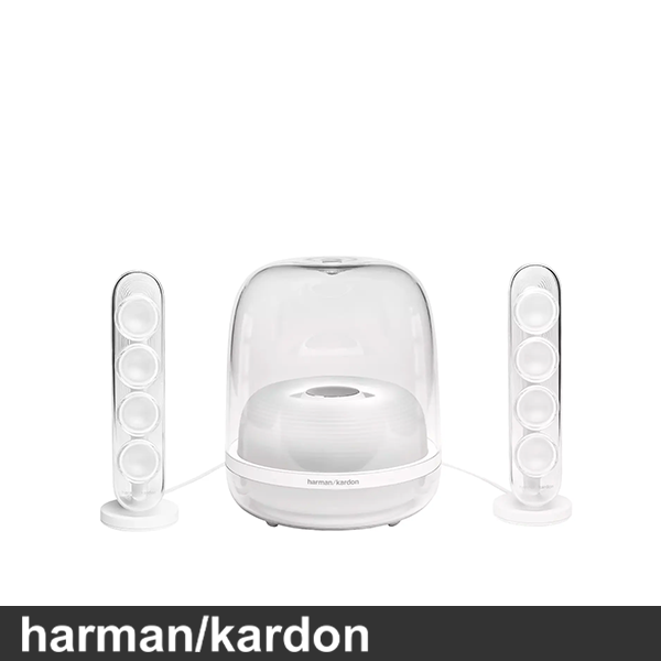 اسپیکر بلوتوثی هارمن کاردن مدل soundsticks-4 سفید