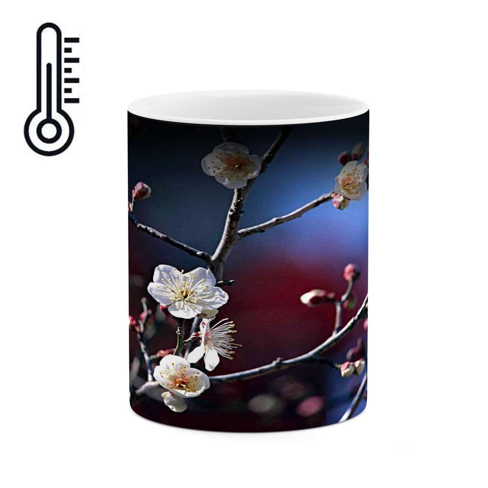 ماگ حرارتی کاکتی طرح گل مدل mgh17676