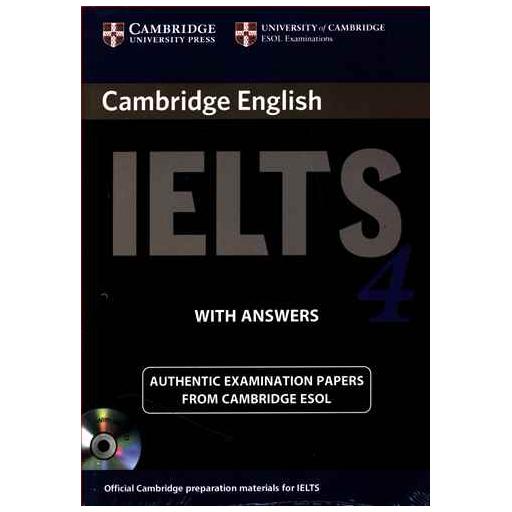 Cambridge Ielts 4 (کتاب دانش آموز و سی دی ) (جنگل)