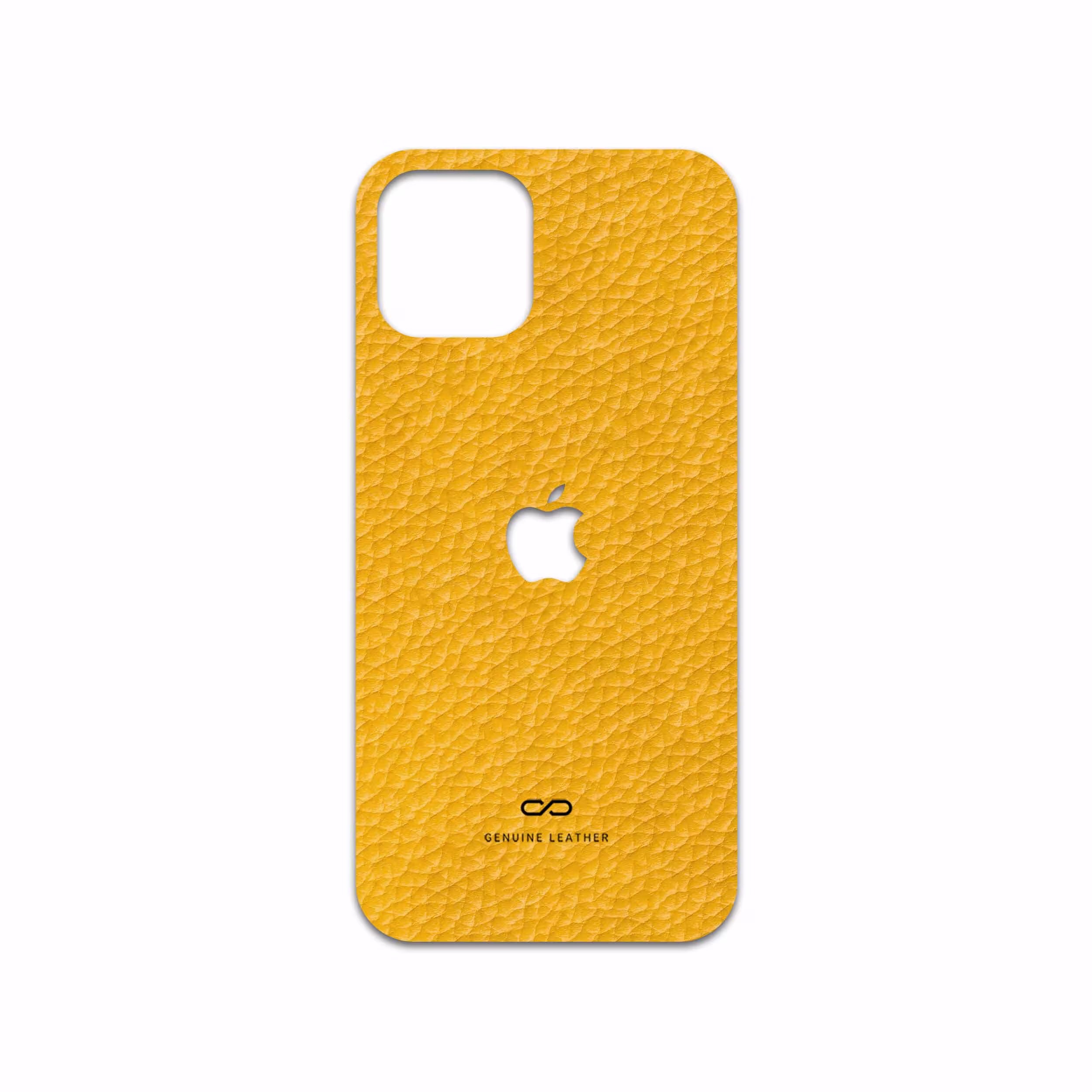 برچسب پوششی ماهوت مدل Mustard-Leather مناسب برای گوشی موبایل اپل iPhone 12