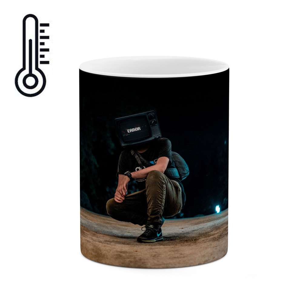 ماگ حرارتی طرح پسرانه گنگ گرافیتی  مدل mgph11422