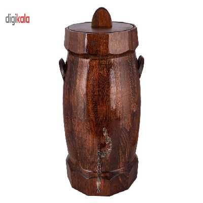 کلمن چوبی خانه چوبی طرح بشکه کد 610001