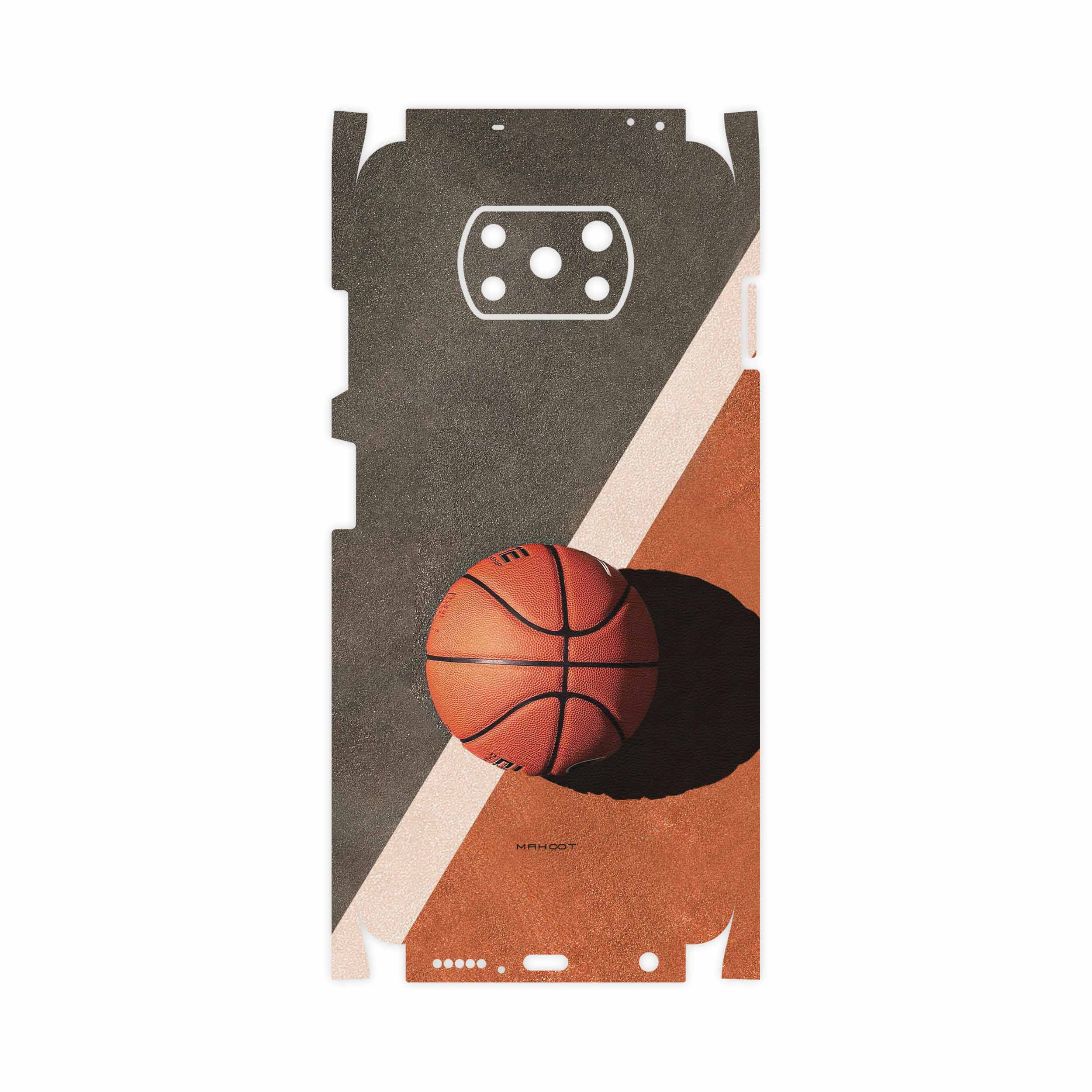 برچسب پوششی ماهوت مدل Basketball-FullSkin مناسب برای گوشی موبایل شیائومی Poco X3 NFC
