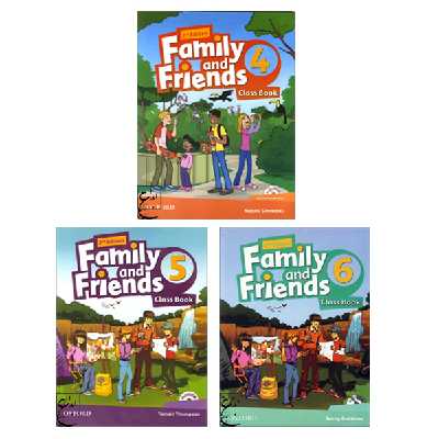کتاب Family and Friends 4_5_6 Second Edition British اثر جمعی از نویسندگان انتشارات ابداع 3 جلدی